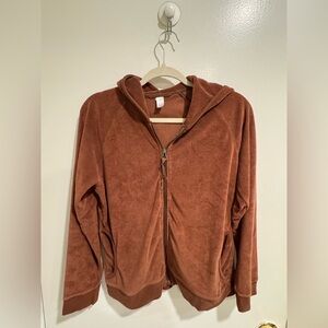 Gap Body Brown Zip-Up Hoodie